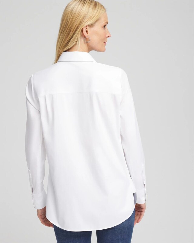 No Iron Wildflower Embroidered Shirt - image 3